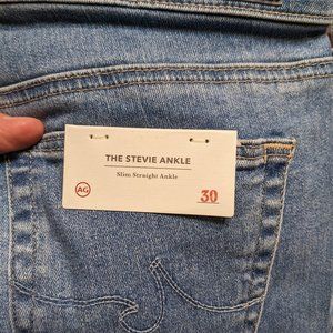 AG Adriano Goldschmied Womens Jeans, Stevie Ankle, size 30 (NWT)